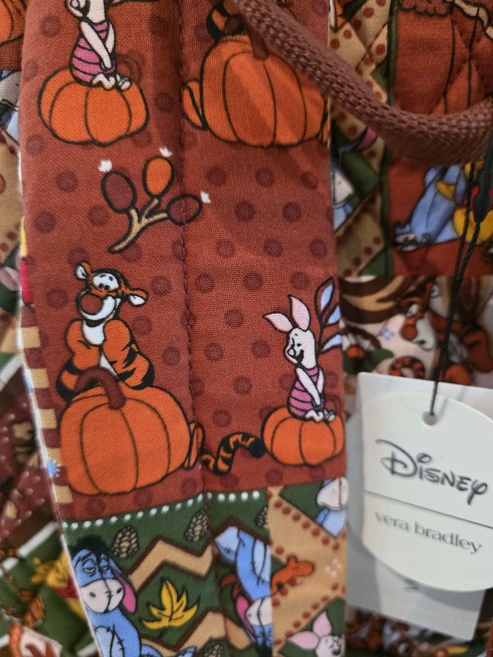 Vera Bradley Winnie The Pooh Patchwork Quilted Backpack-NWT - Picture 7 of 10